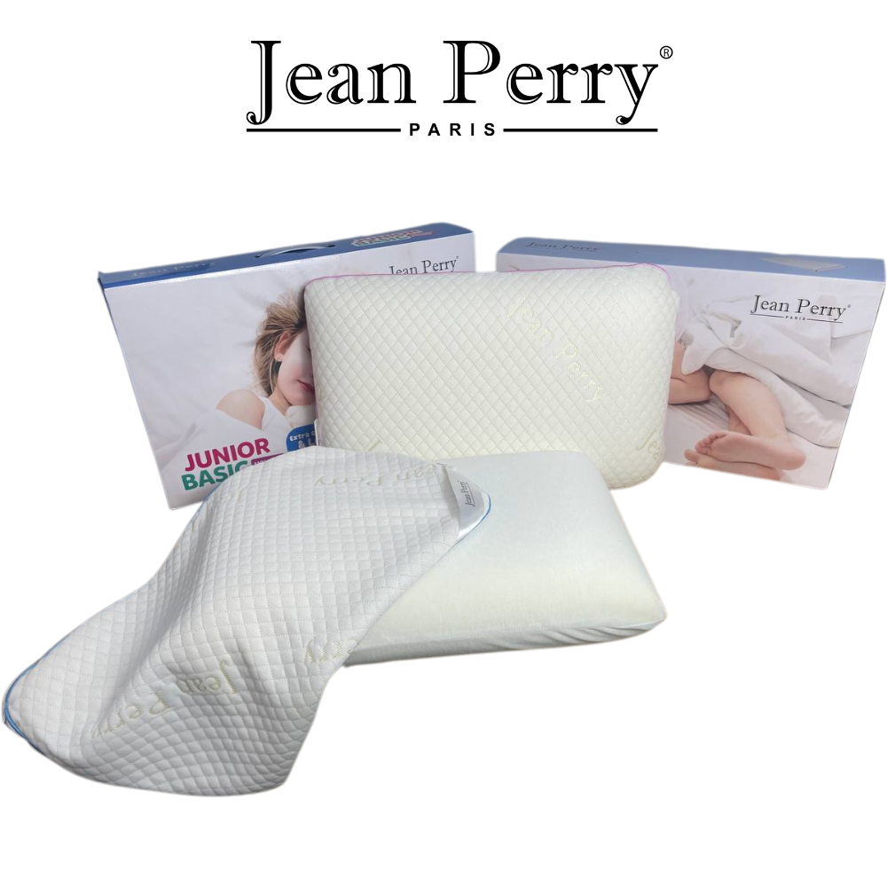 Gối nằm cho bé memory foam Jean Perry Junior Basic kích thước 30x50x11cm