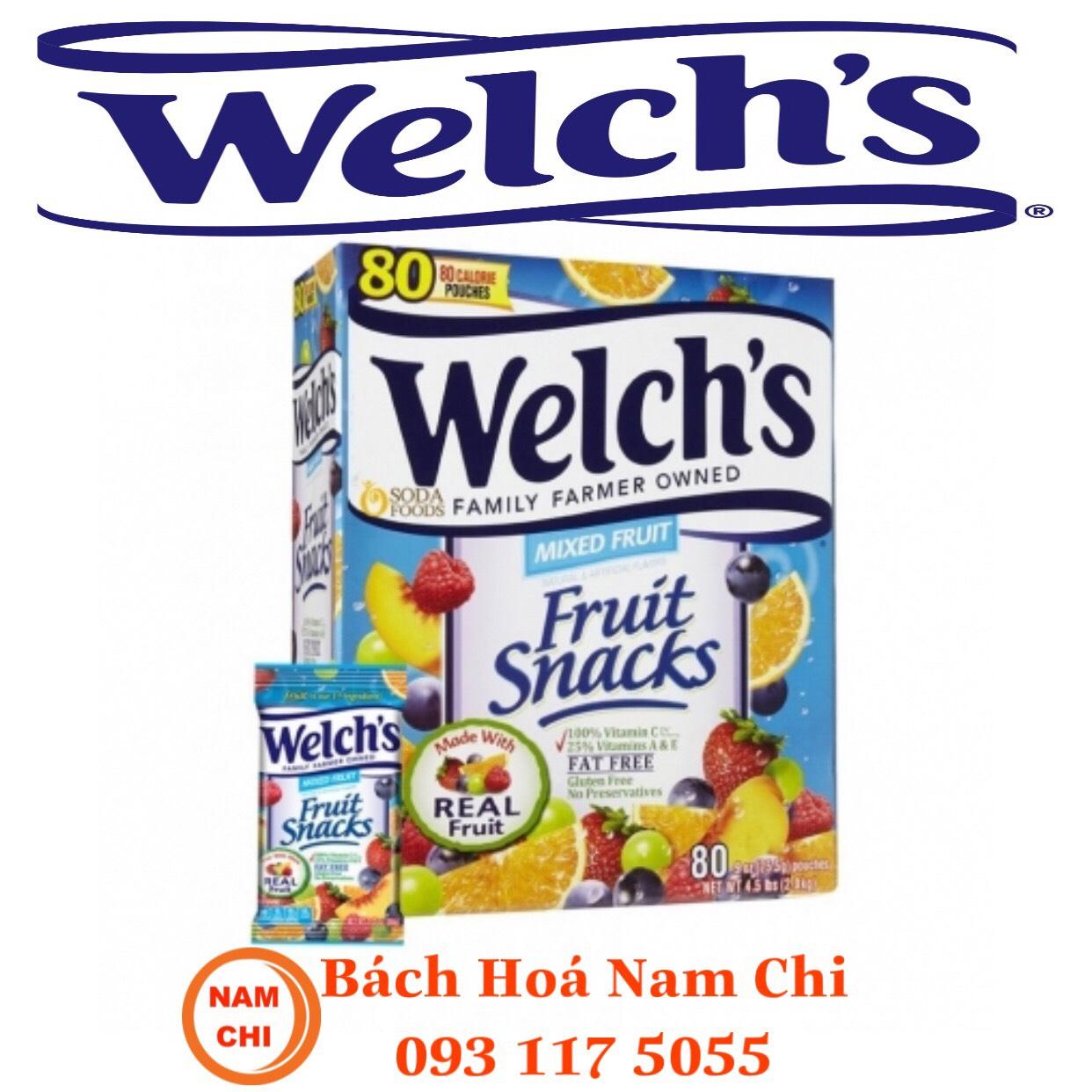 [HỘP 90 TÚI] Kẹo Dẻo Welch Trái Cây Túi 22.7g