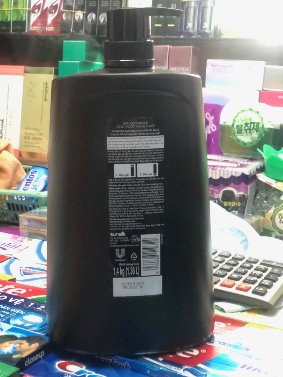 Dầu gội sunsilk óng mượt rạng ngời