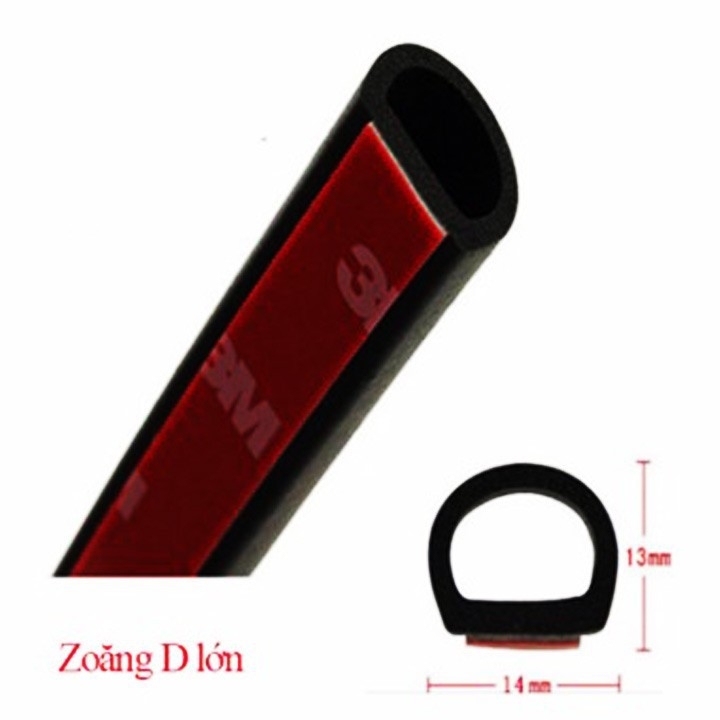 GIOĂNG D TO CAO SU CHỐNG ỒN 12 x 14 mm