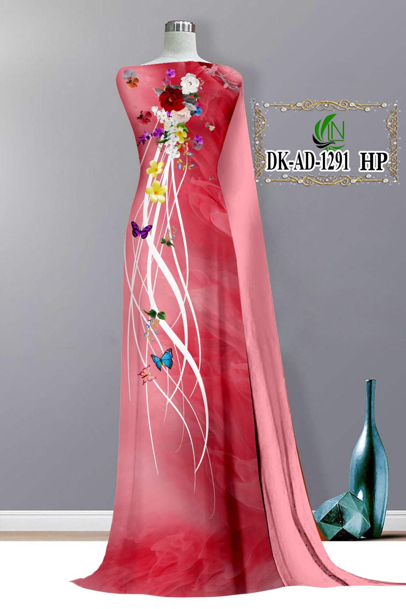 [HCM]Vải Áo Dài 3D Bộ