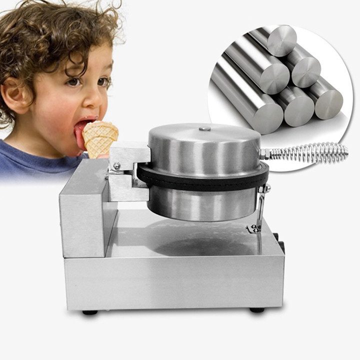 Máy làm vỏ ốc quế, bánh ốc quế công nghiệp
