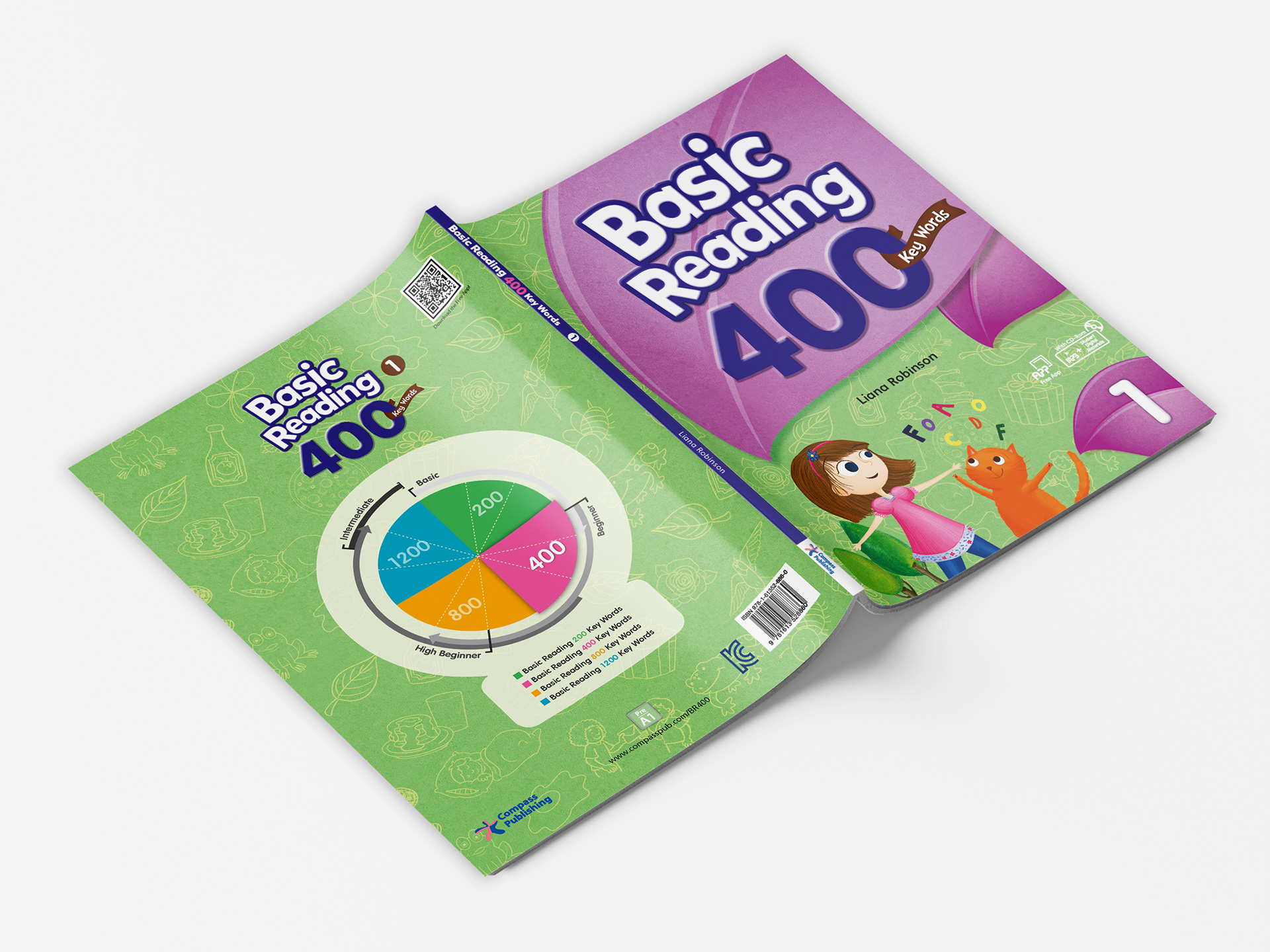 Sách Basic Reading 200, 400, 800, 1200 Key Words - Student Book with Workbook