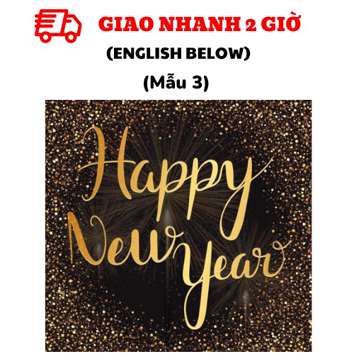 Backdrop trang trí giáng sinh, năm mới - Backdrop New Year cbhp38