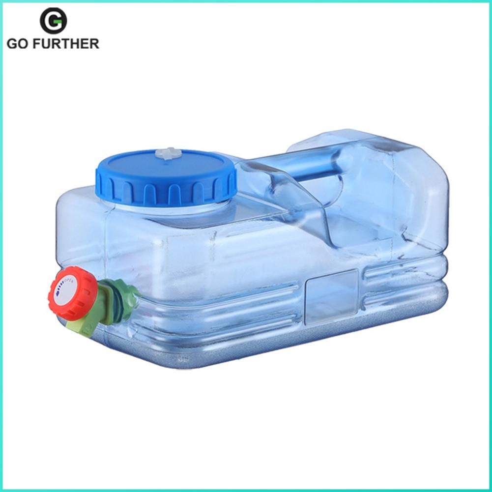 5.5L/10L Capacity Outdoor Water Bucket Portable Cube Water Container with Faucet for Camping Picnic
