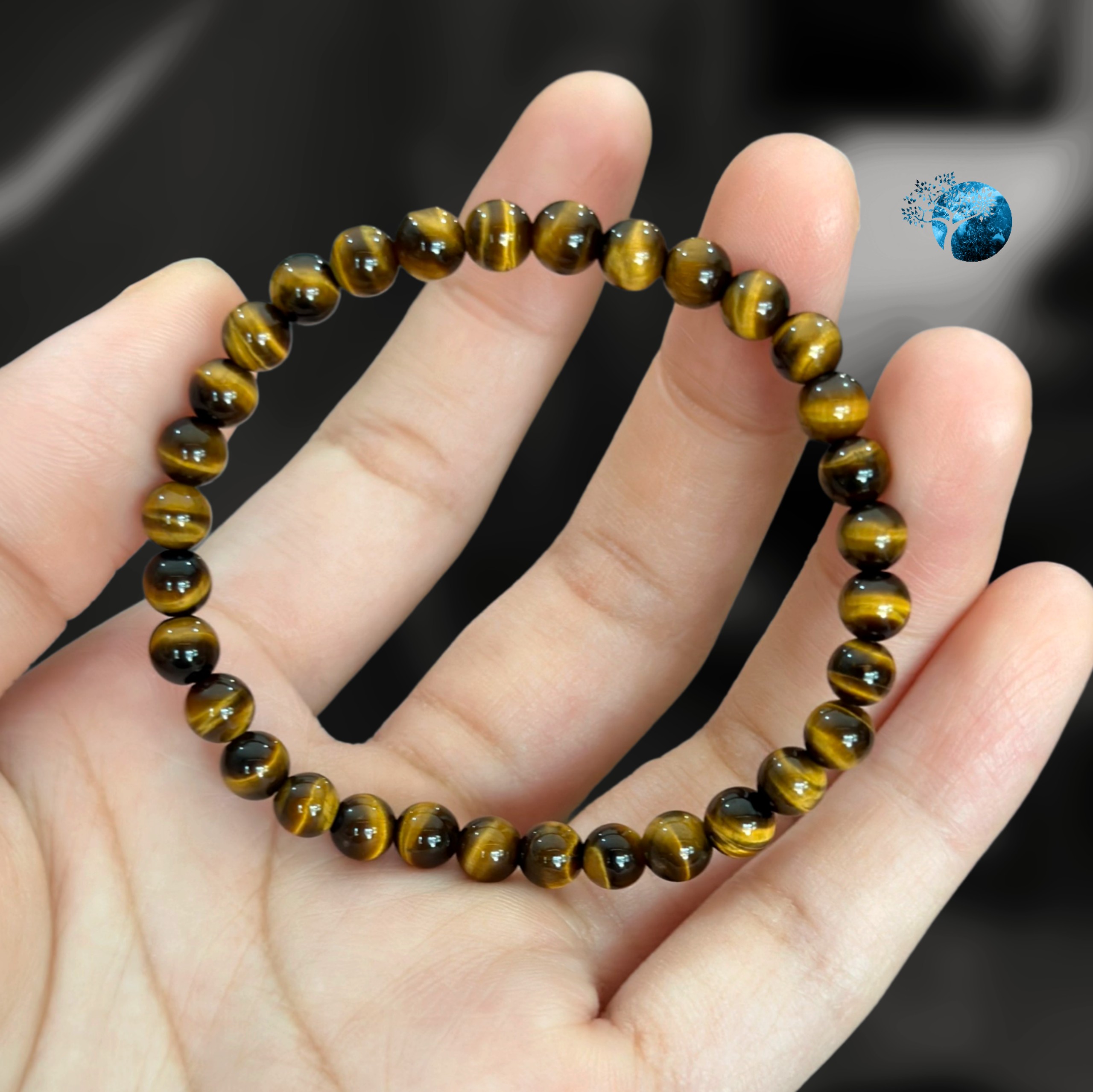 Vòng tay đá mắt hổ 4.5mm