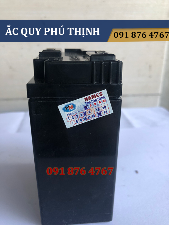 Ắc quy chạy quạt Sunca RB645C 6V 4,5Ah