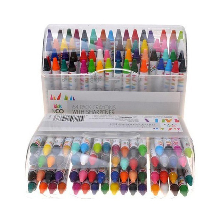Bút Màu Sáp 64 Chi Tiết