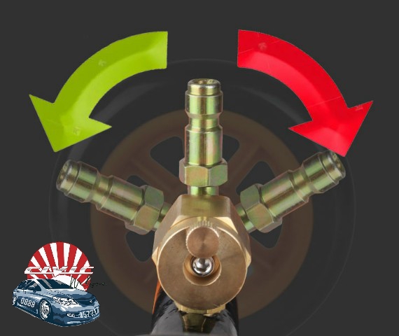 Dụng cụ rửa gầm xe ô tô đa năng