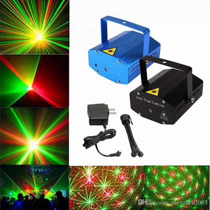Đèn Chiếu Sao Ngoài Trời Laser Light đèn chiếu laze trang trí quán cafe karaoke