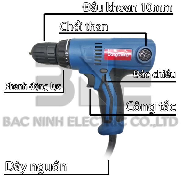 Máy khoan bắt vít DongCheng DJZ08-10