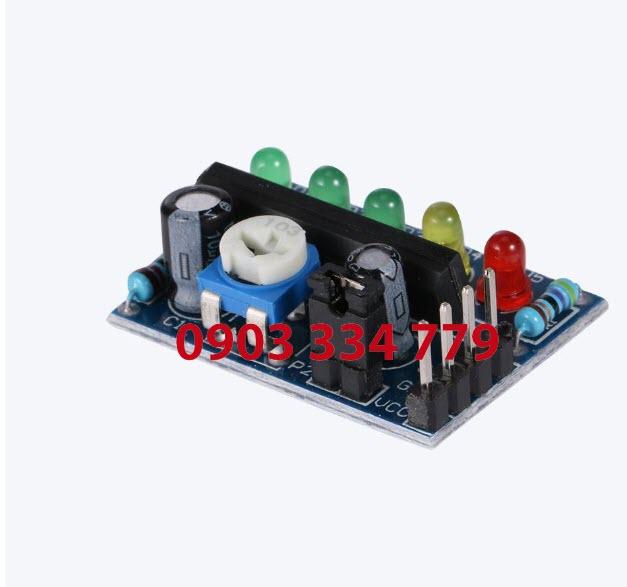 Mạch nháy theo nhạc 5 led