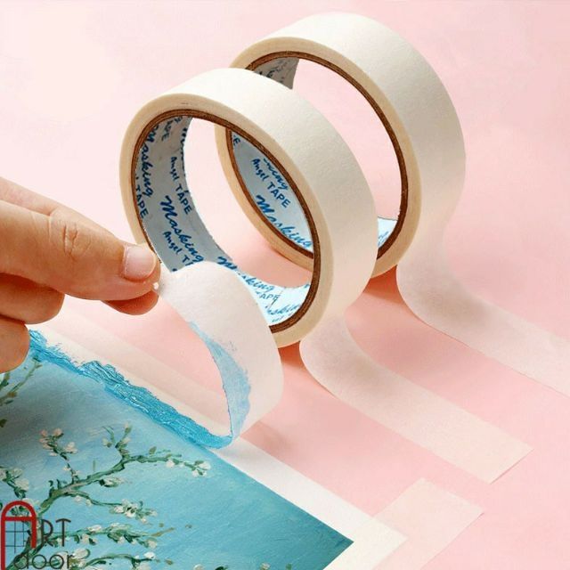 Băng keo giấy các loại 1.2cm, 2cm, 2.4cm, 4,8cm