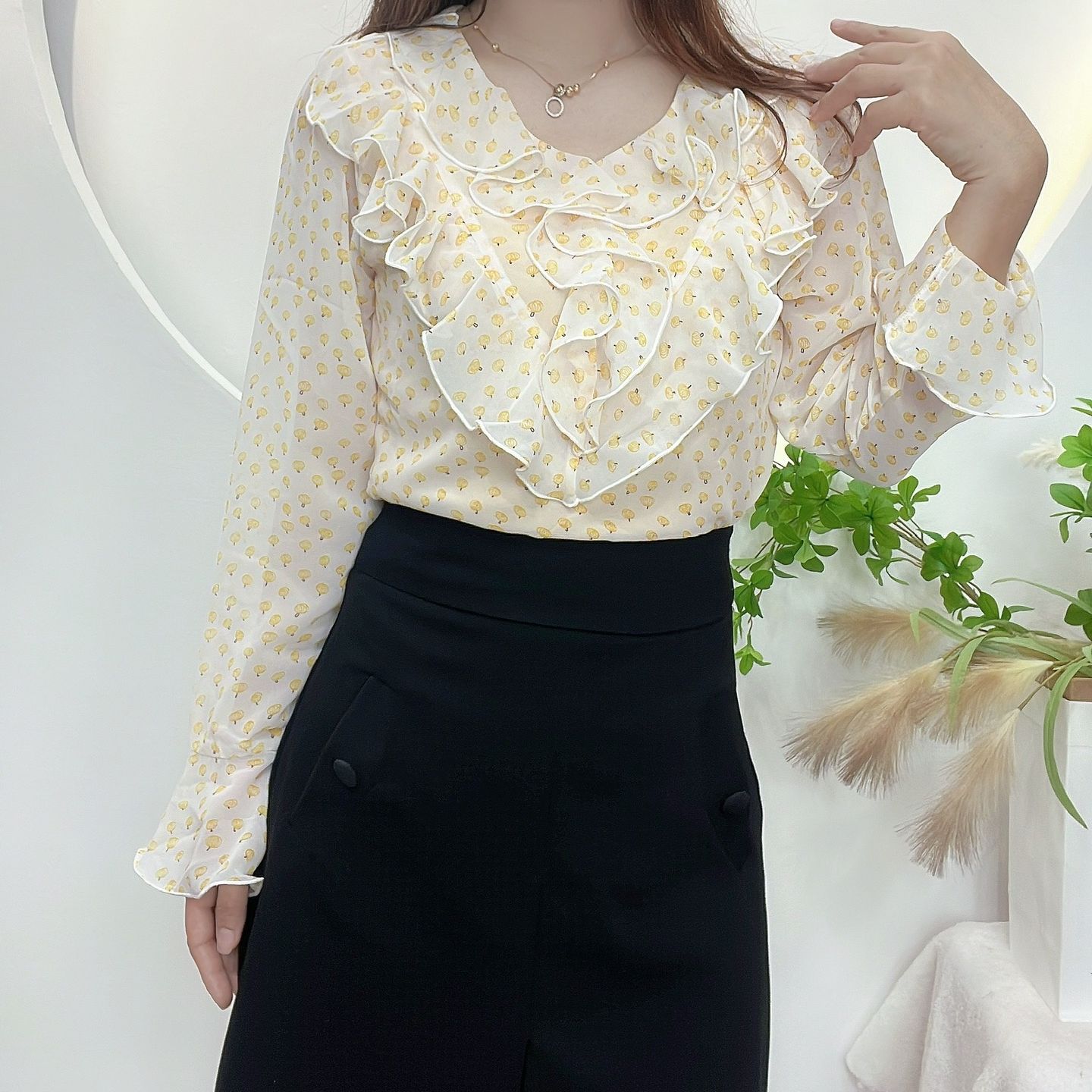 AN29 - ÁO KIỂU CÔNG SỞ BÈO DỄ THƯƠNG