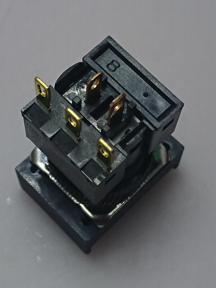 Nút nhấn phi 16mm NO, NC có đèn 24v DC (A16-1) đỏ, xanh, vàng