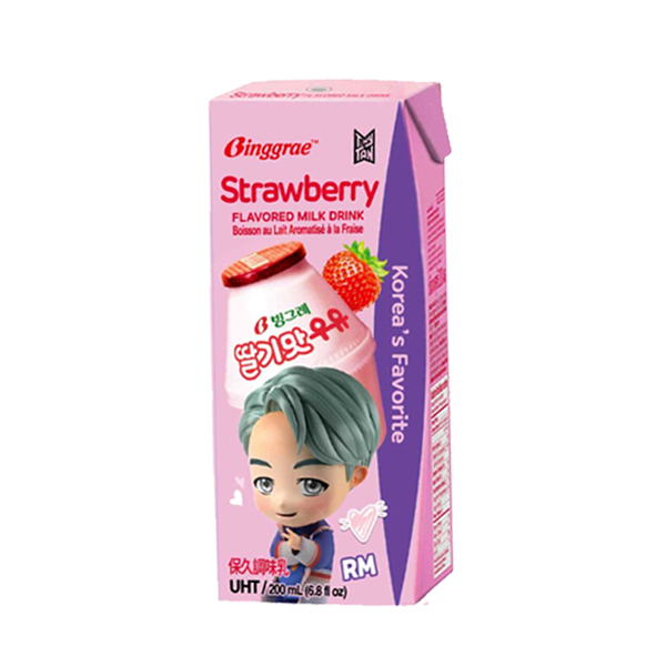 Sữa binggrae hàn quốc hộp lẻ vị dưa lưới - coffee - vani - chuối - dâu