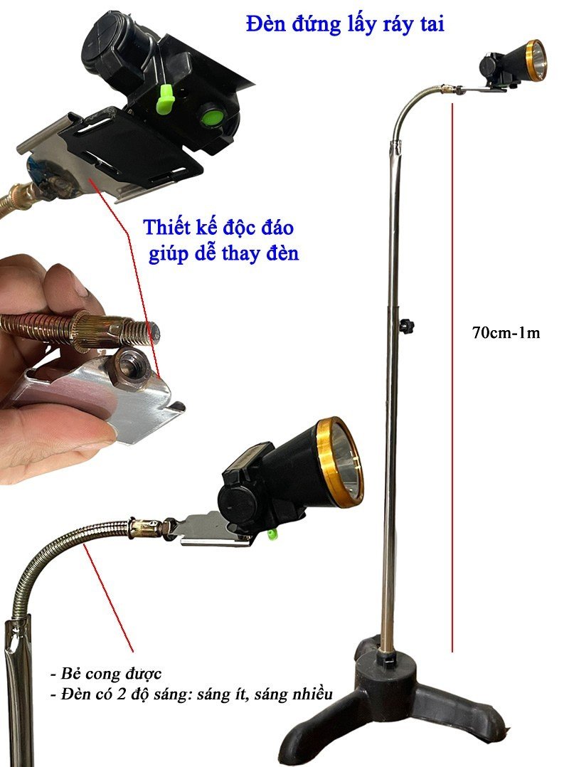 Đèn đứng lấy ráy tai