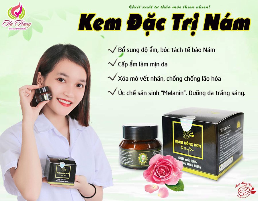 Kem Nám Bạch Hồng Đơn ( 30gram) - Hàng chuẩn Cty
