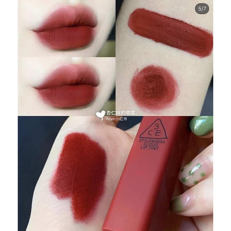 Son kem 3ce Cloud Lip Tint  - Son Kem 3Ce Walking In The Cloud Son Kem Lì 3Ce Mịn Nhẹ Như Mây  - EM XINH TƯƠI