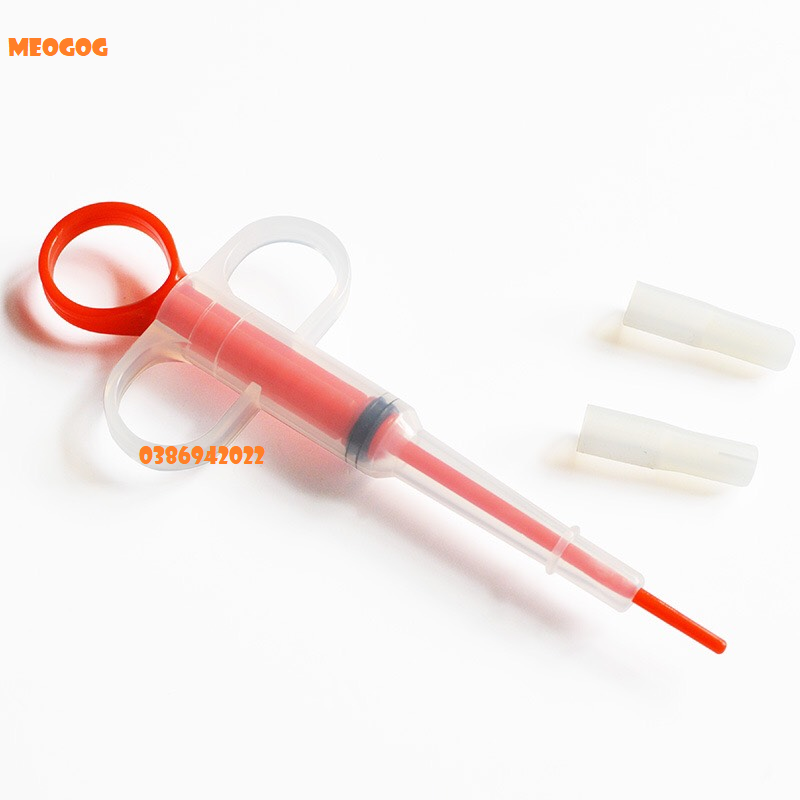 Dụng Cụ Bơm Thuốc Và Thức Ăn Cho Chó Mèo MEOGOG