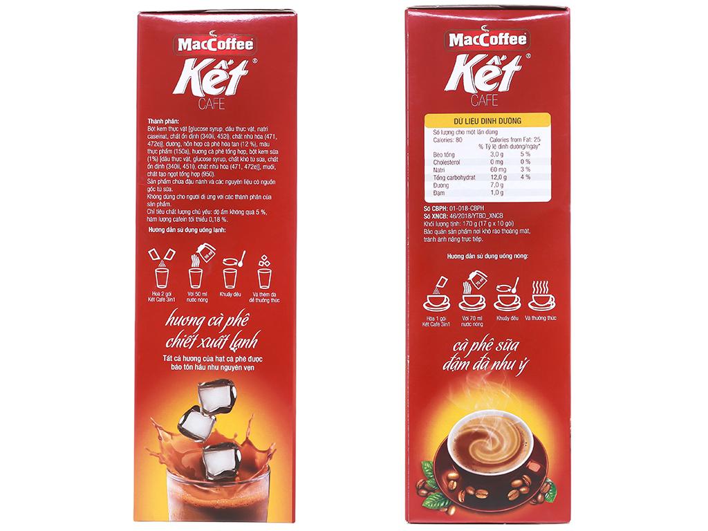 Cà phê sữa MacCoffee Cafe Kết 170g