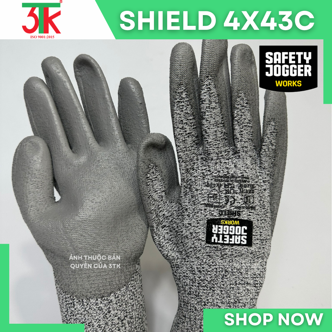 Găng tay Safety Jogger Shield chống cắt cấp độ 5 (C)