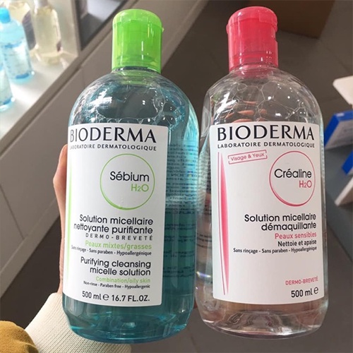 Nước Tẩy Trang Bioderma H2O 500ml Pháp!!!