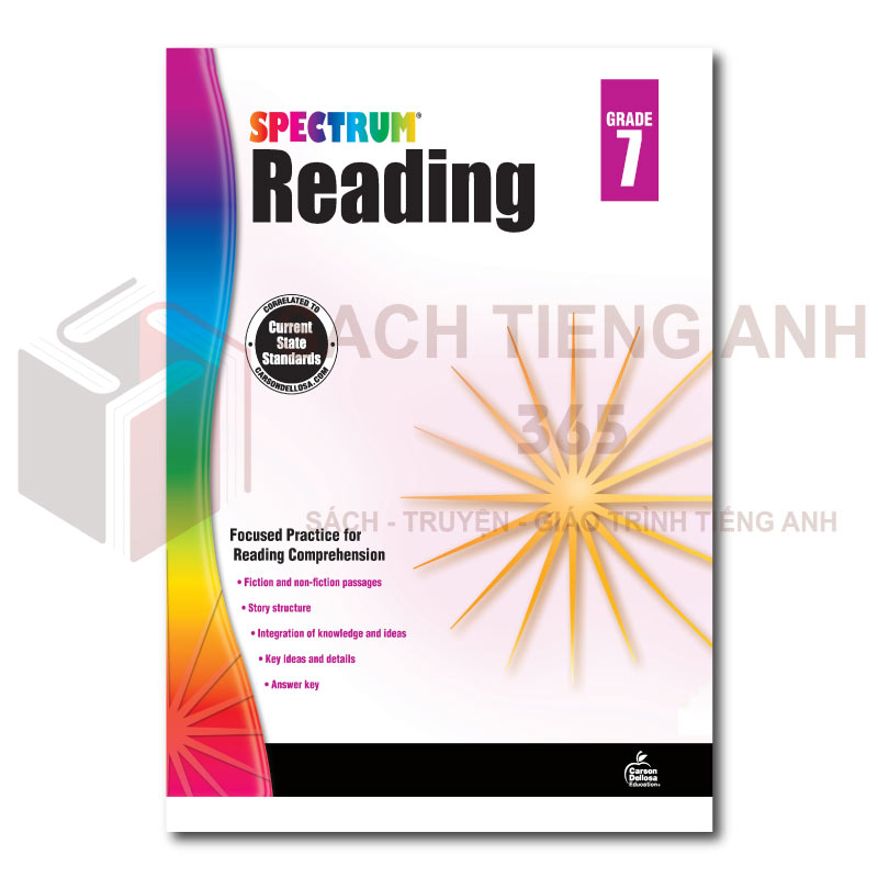 Grade 7 - Spectrum: Math, Reading, Writing, Test Prep, Language Arts 7