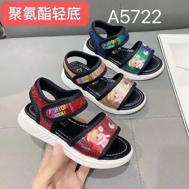 dép sandal trẻ em hình công chúa siêu nhẹ