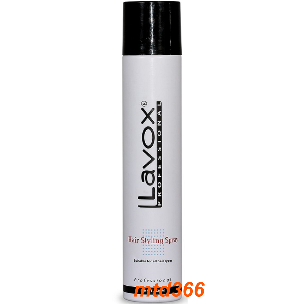 Keo Xịt Tóc Giữ Nếp Cứng (Đen) Lavox 420ml .