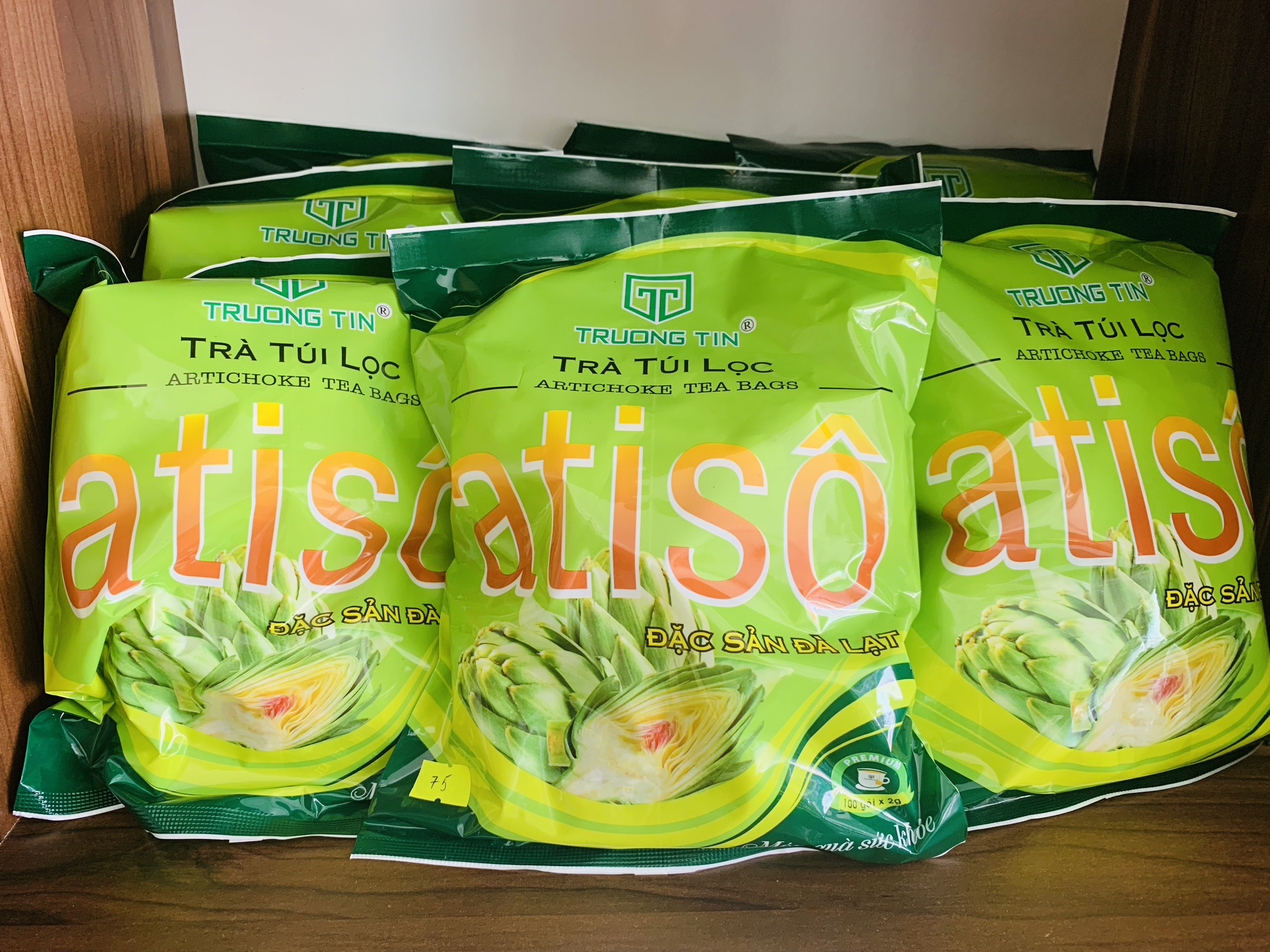 atiso túi lọc 100 gói 2gr