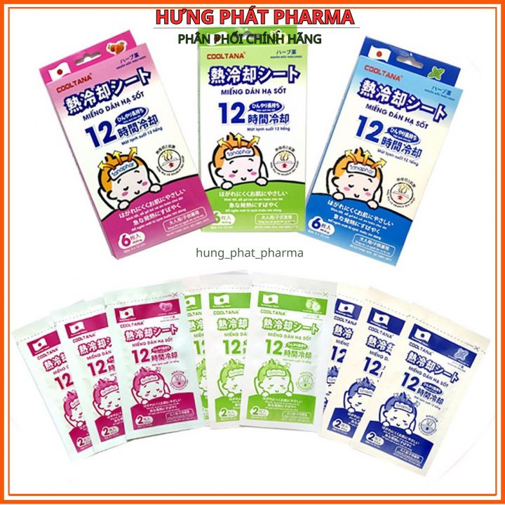 Miếng dán hạ sốt Tanaphar Cooltana