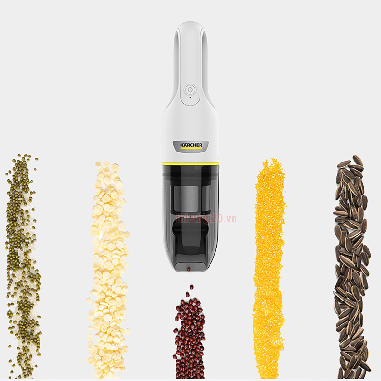 MÁY HÚT BỤI MINI KHÔNG DÂY CẦM TAY VCH 2 KARCHER (BẢO HÀNG 1 NĂM)