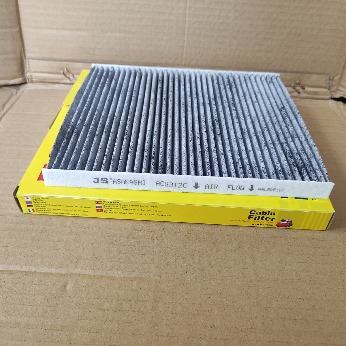 Lọc gió máy lạnh kia soluto 2018-2023 than hoạt tính js asakashi