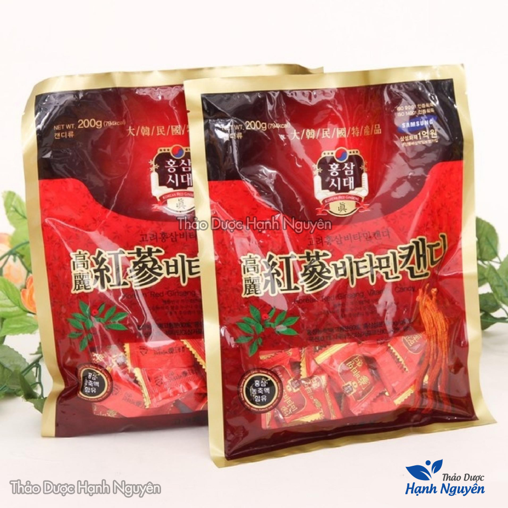 Kẹo sâm Hàn Quốc (hồng sâm, sâm đen,sâm không đường) - Thảo Dược Hạnh Nguyên