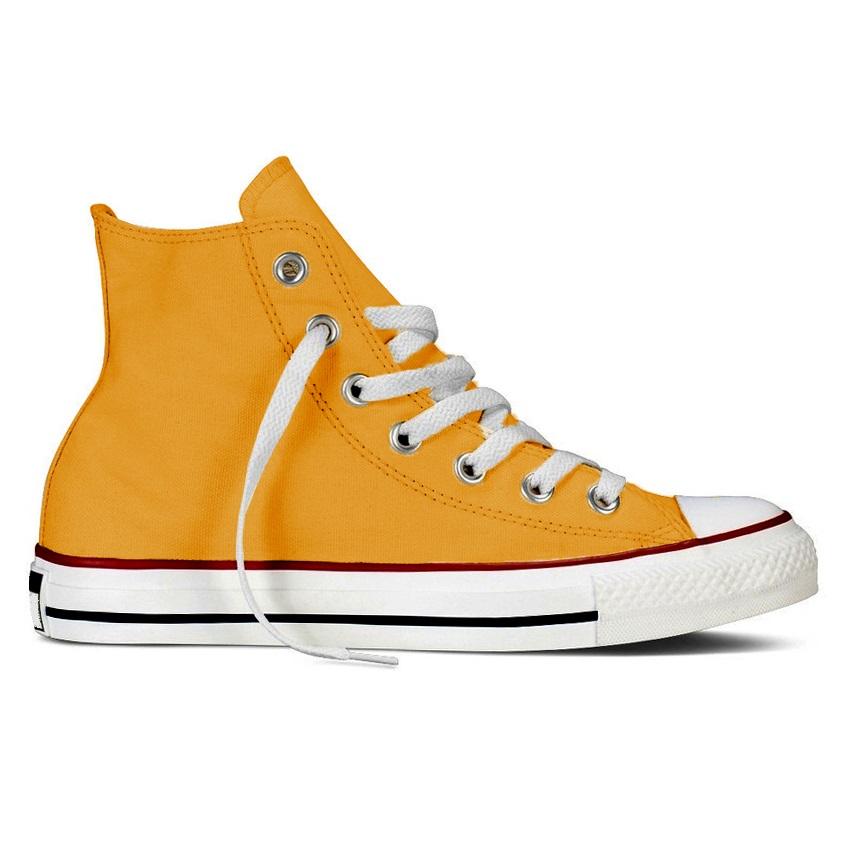 Giày Sneaker CV Nam Cổ Cao Màu Vàng