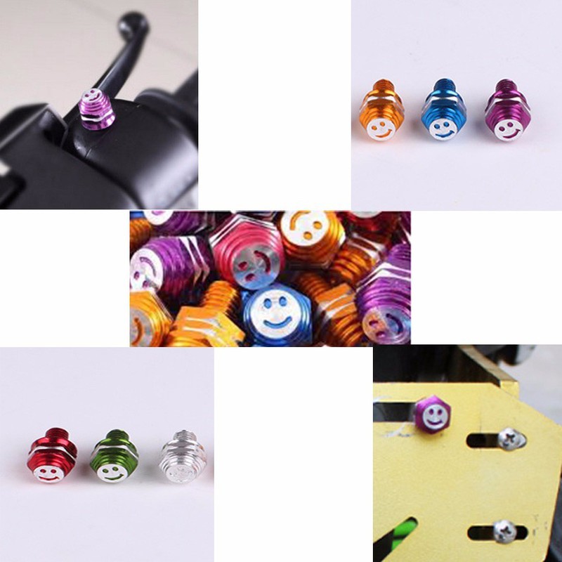 Ốc mặt cười gắn chân gương xe điện 8mm