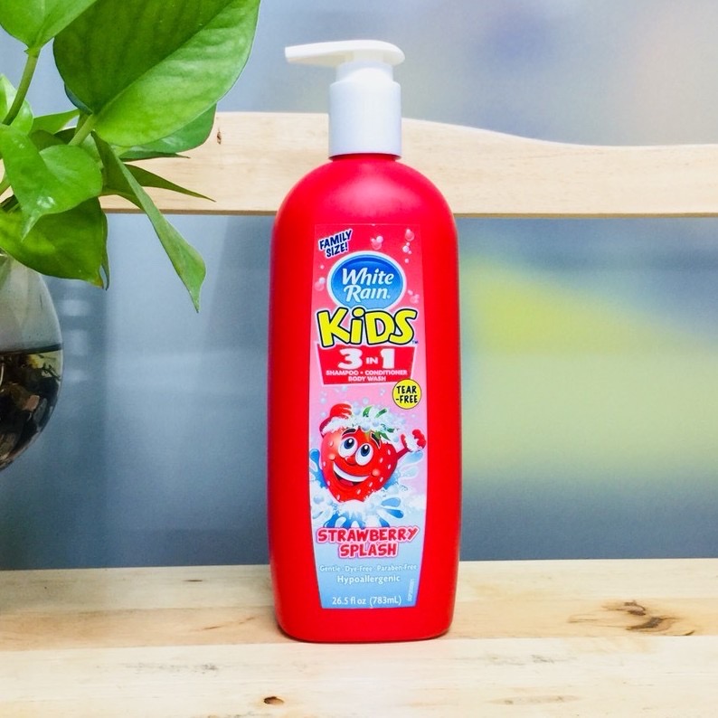 Sữa tắm White Rain Kids 3in1 (gội + xả + tắm) 783ml