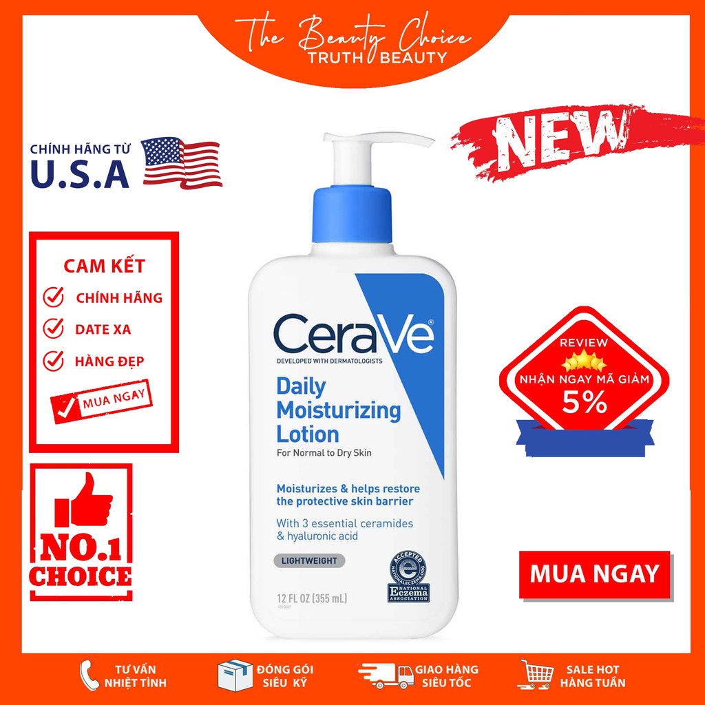 Sữa dưỡng CeraVe Daily Moisturizing Lotion (355ml)