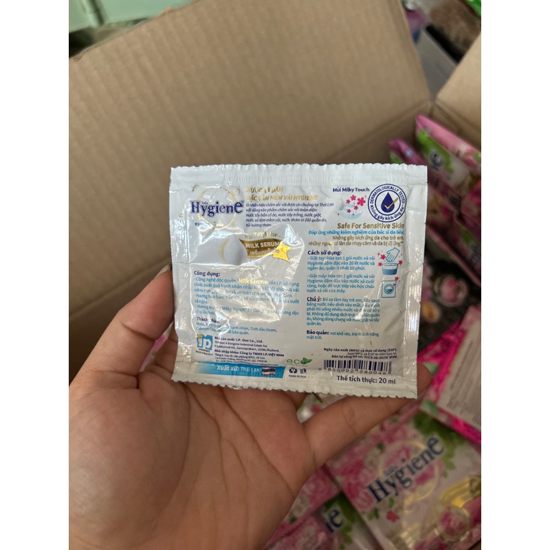 Nước Xả Vải Hygiene[FREESHIP] 20ml 12 gói - Dây