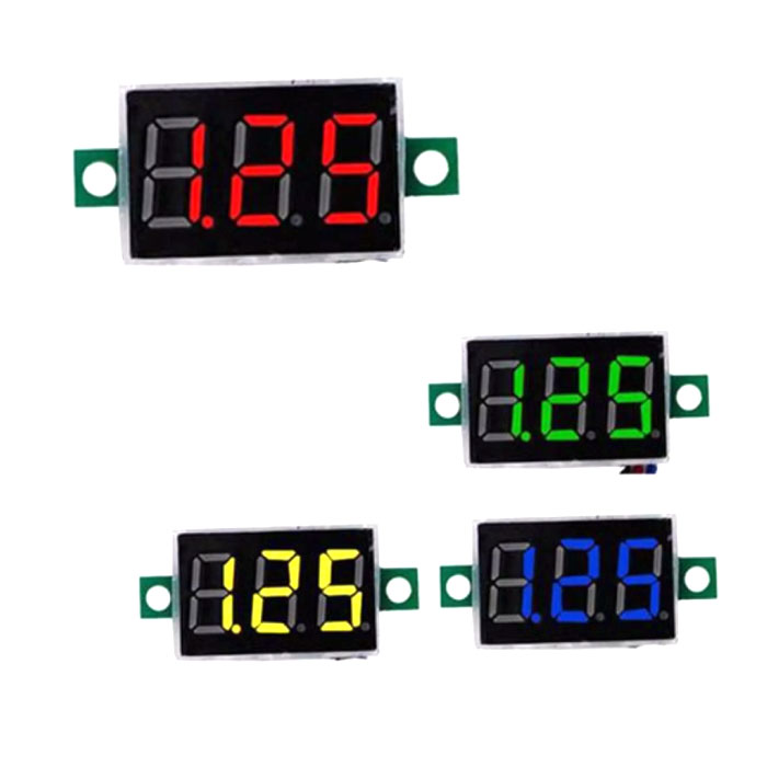 Vôn Kế 1 Chiều DC 3.5-30V 0.28 Inch