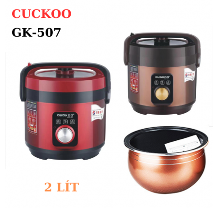 Nồi Cơm Điện Cuckoo GK-507 Dung tích 2 lít  Nồi cơm điện CUCKOO GK-507 Dung tích 2L Nồi cơm điện đa chức năng Nấu cơm Nấu cháo Nấu canh Bảo Hành 12 Tháng