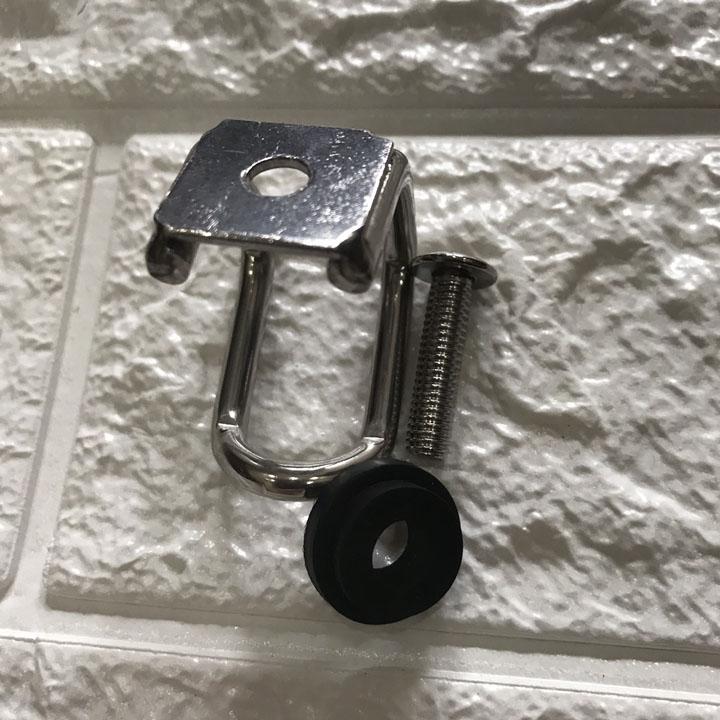 Móc treo đồ chữ U inox gắn xe máy