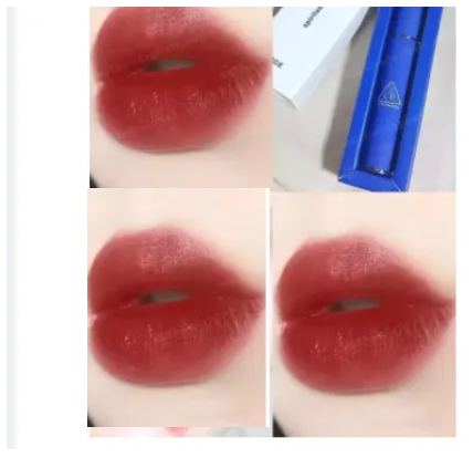 Son 3CE Vỏ Xanh ,Kem Lỳ Màu ĐỎ đất - siêu mịn