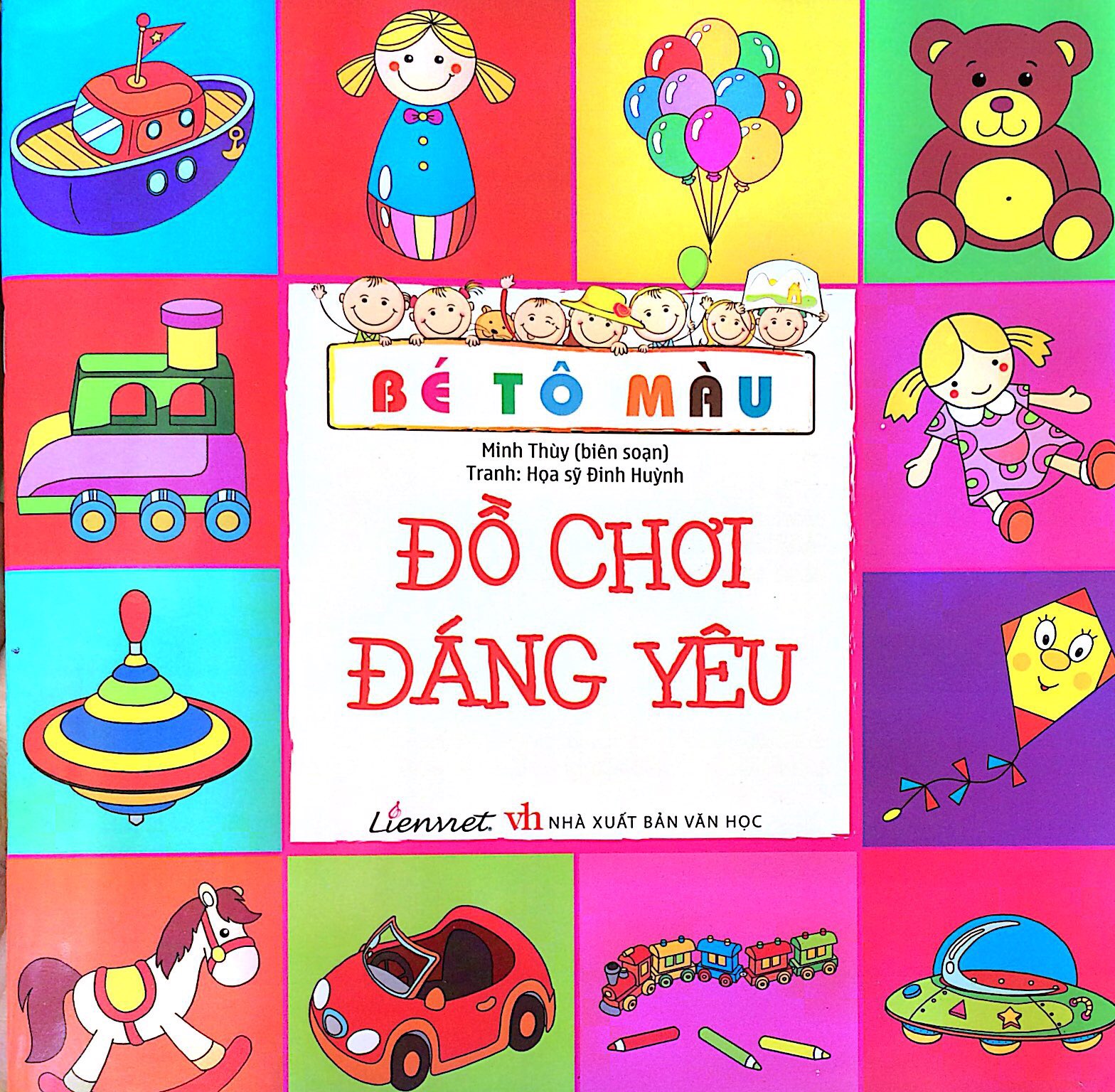 Fahasa - bé tô màu - đồ chơi đáng yêu