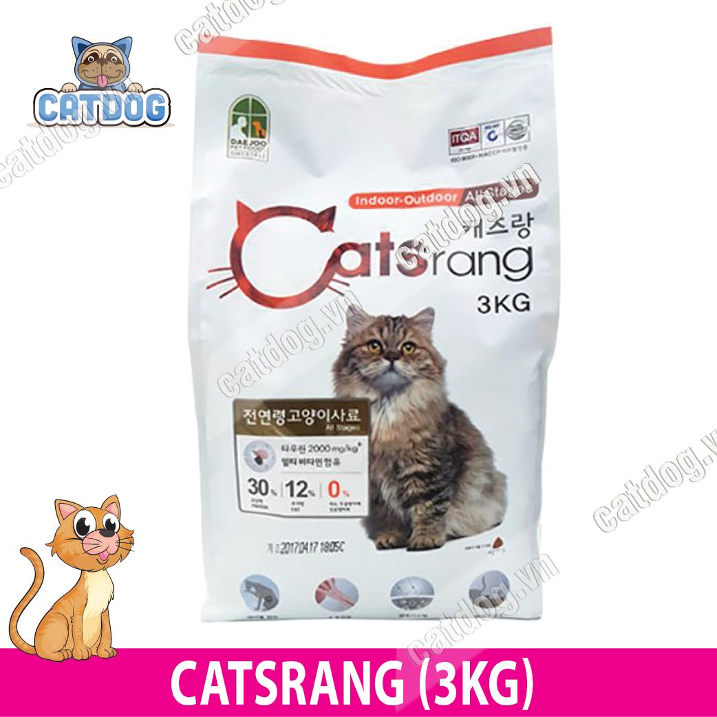 [ HỎA TỐC ] [3KG]  Catsrang - Thức ăn cho mèo mọi lứa tuổi