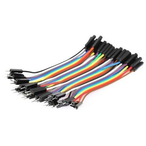 Dây bus 2.54 ( đực -cái) 10cm - bẹ 40 sợi