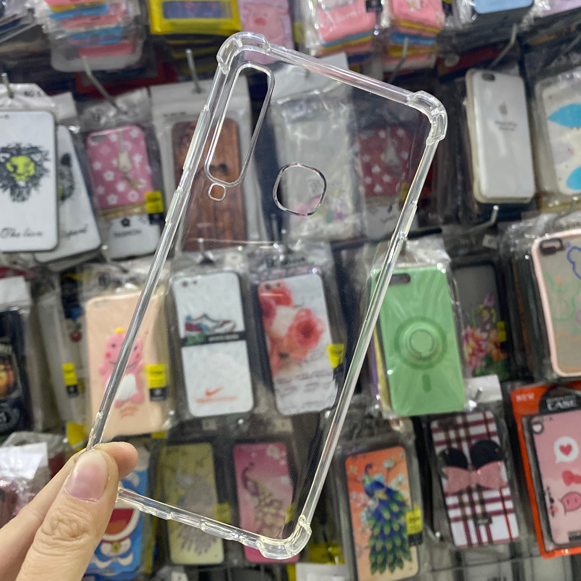 Samsung A9 2018 Ốp lưng dẻo trong suốt chống sốc cao cấp