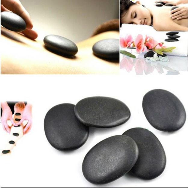 Đá nóng viên bé dùng massage mặt, massage chân