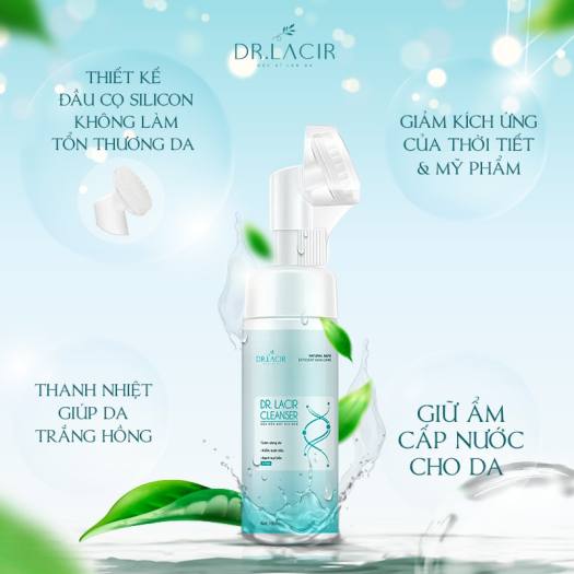 Sữa rửa mặt bạc hà kiềm dầu Dr Lacir 150ml